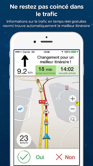 Navmii GPS Italie: Navigation, cartes et trafic (Navfree GPS) pour mac
