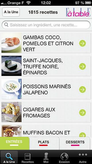 ELLE à table : des milliers de recettes de cuisine pour mac ELLE à table : des milliers de recettes de cuisine pour mac