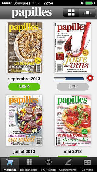 Magazine Papilles pour mac