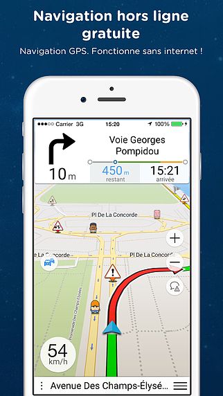 Navmii GPS Europe orientale: Navigation, cartes et trafic (Navfr pour mac