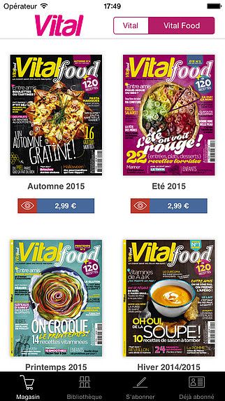 Vital Magazine pour mac