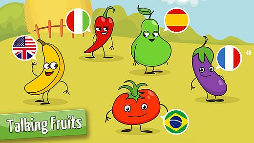 Fruits et Légumes - Puzzle et Couleur - Jeux pour Enfants pour mac