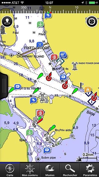 Garmin BlueChart® Mobile pour mac