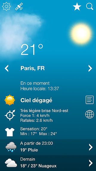 Météo France et Météo Suisse XL PRO pour mac Météo France et Météo Suisse XL PRO pour mac