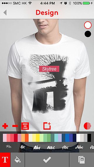 Snaptee - Design et impression de t-shirts personnalisés pour mac