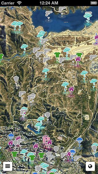 Carte interactive pour GTA V pour mac