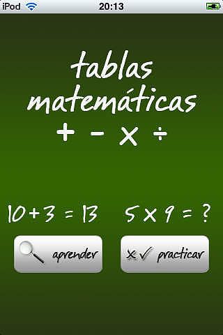 Tablas Matemáticas pour mac