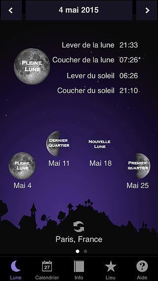 Calendrier Lunaire (Moon Calendar) pour mac