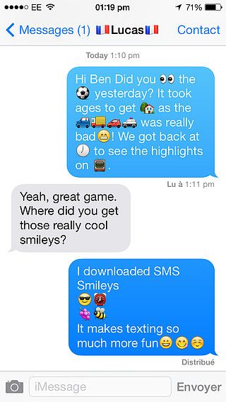 SMS Smileys Free - New Emoji Icons pour mac