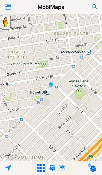 MobiMaps avec Google Maps et Street View pour mac