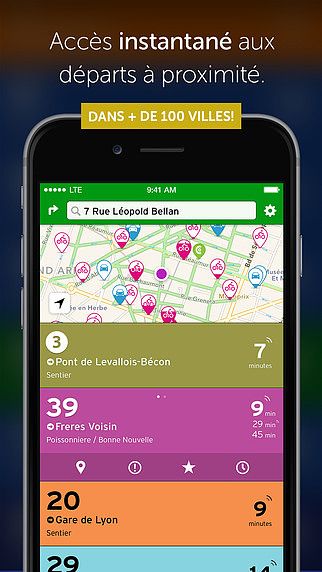Transit App - info temps réel bus, métro, rer et tram - Paris, L pour mac
