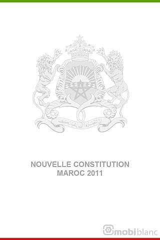 Nouvelle Constitution du Royaume du Maroc pour mac