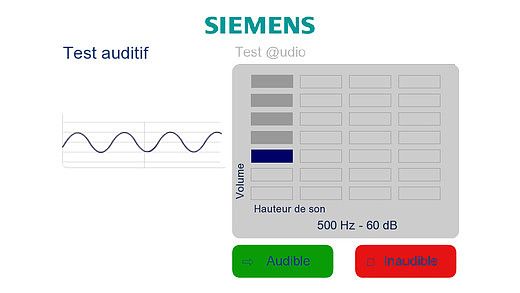 Siemens Test @udio pour mac