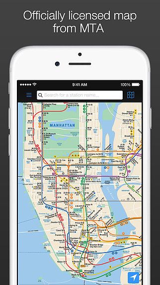 New York Subway MTA Map and Route Planner pour mac