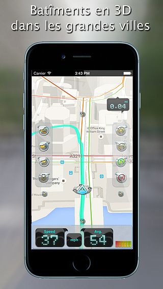 IWay GPS Navigation - Guidage vocal pas à pas et mode hors ligne pour mac
