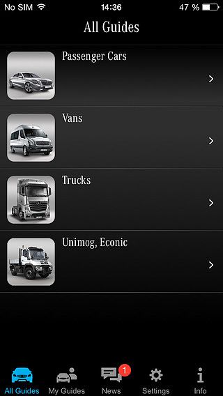 Mercedes-Benz Guides pour mac
