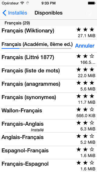 Dictionnaires hors ligne pour mac Dictionnaires hors ligne pour mac