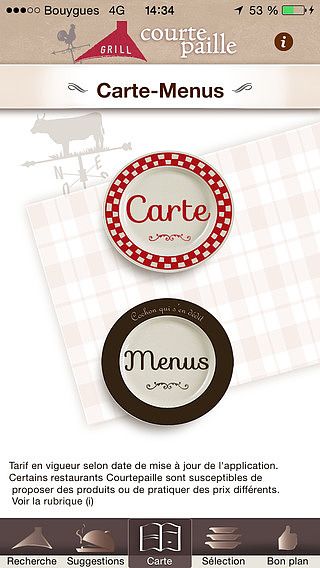 Grill Courtepaille - Restaurant pour mac