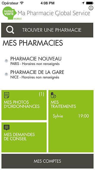 Marque Verte Mobile (Ma Pharmacie Global Service) pour mac