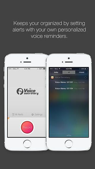 Voice Secretary - Free Personal Voice Assistant with Voice Remin pour mac
