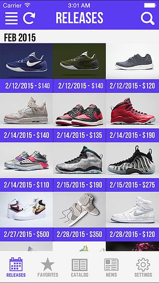 Sneaker Crush - Release Dates for Air Jordan  pour mac