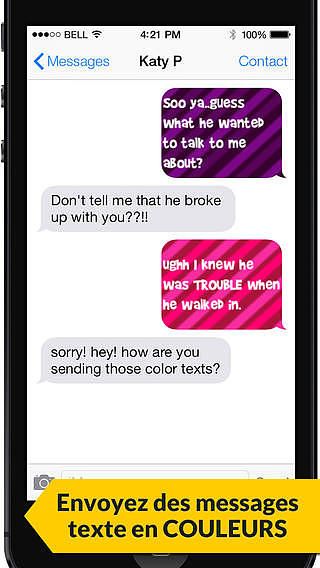 Messages texte en couleurs - Color Text Messages pour mac