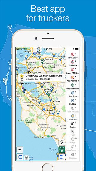 Trucker Path Pro: GPS for Trucks, Truck Stops, Service, Weigh St pour mac Trucker Path Pro: GPS for Trucks, Truck Stops, Service, Weigh St pour mac