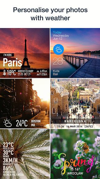 InstaWeather - Weather Photo Editor pour mac