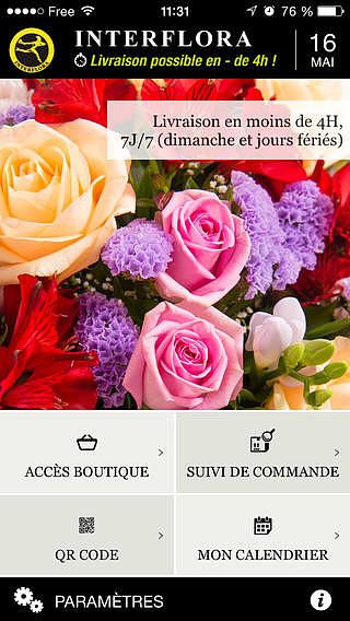 Télécharger Interflora : livraison de fleurs et de bouquets 7/7, en France  e - Logicielmac.com