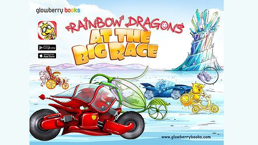 Rainbow Dragons at the Big Race - iPhone pour mac