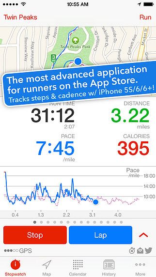 Runmeter GPS Pedometer - Running Cycling Walking Jogging Run  pour mac
