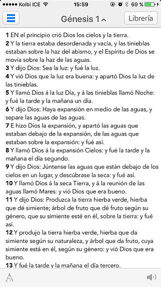La Biblia Reina Valera (de estudio en Español) pour mac