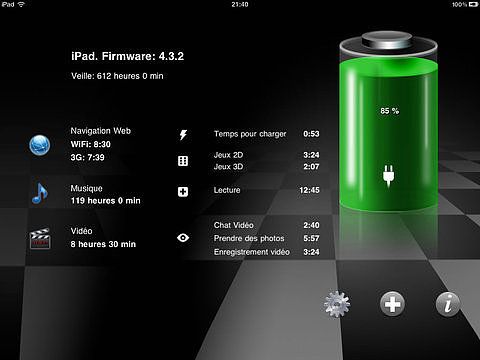 Batterie HD Gratuite pour mac