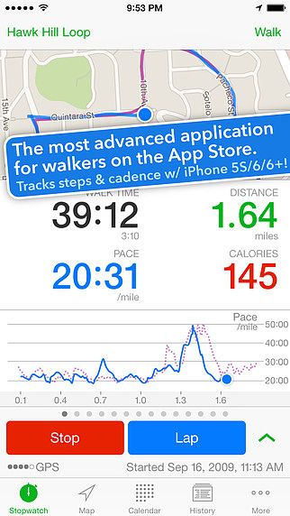 Walkmeter GPS Pedometer - Walking Running Hiking for Weight Loss pour mac