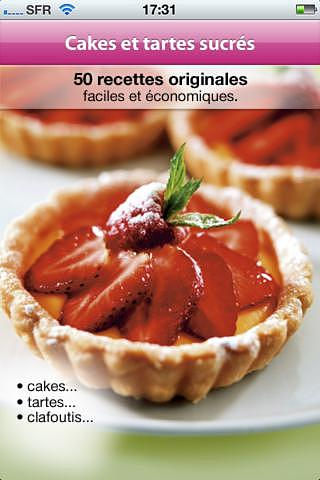 Cakes et tartes sucrés pour mac
