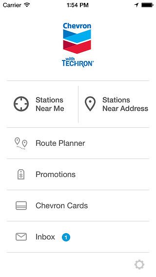 Chevron with Techron Station Finder pour mac