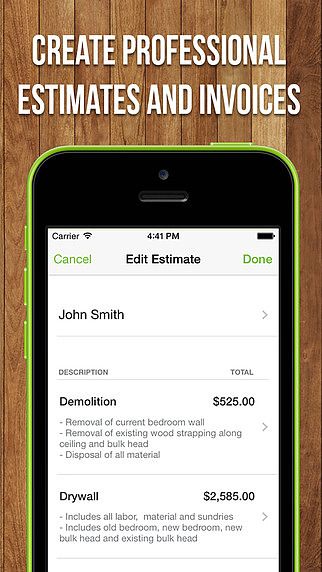 Contractor Estimating and Invoicing Tool - Joist is built for tr pour mac