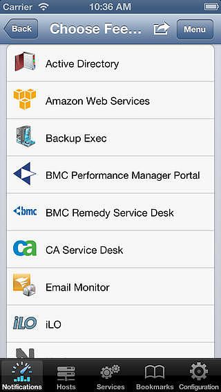 SolarWinds Mobile Admin Client pour mac SolarWinds Mobile Admin Client pour mac