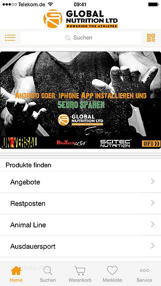 Global Nutrition Sporternährung pour mac