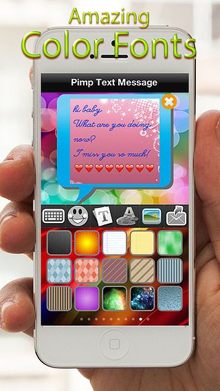 Pimp Bubble Message Free - Amazing Pink Colorful EMoji Messages pour mac