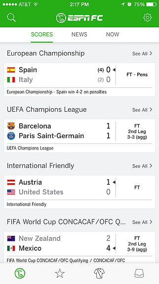 ESPN FC Soccer pour mac
