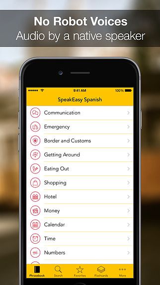 SpeakEasy Spanish ~ Offline Phrasebook and Flashcards with Nativ pour mac