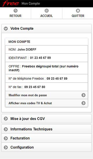 Mon Compte Free pour mac
