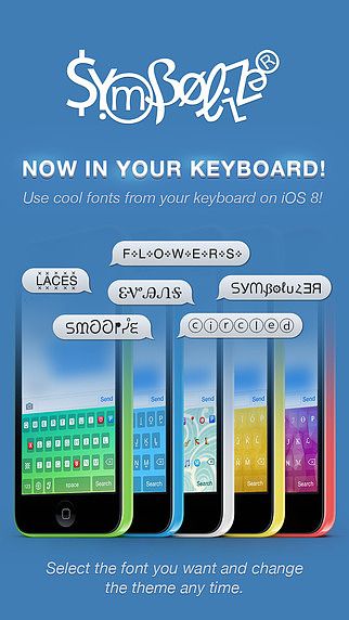 Symbolizer Fonts Keyboard with Fancy Emoji Symbols for Facebook  pour mac