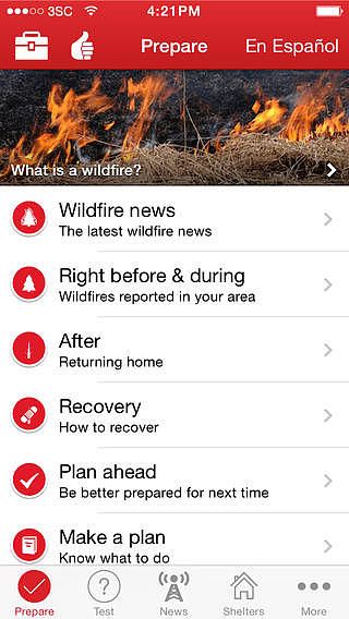 Wildfires by American Red Cross pour mac