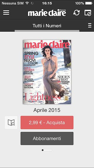 Marie Claire Italia pour mac