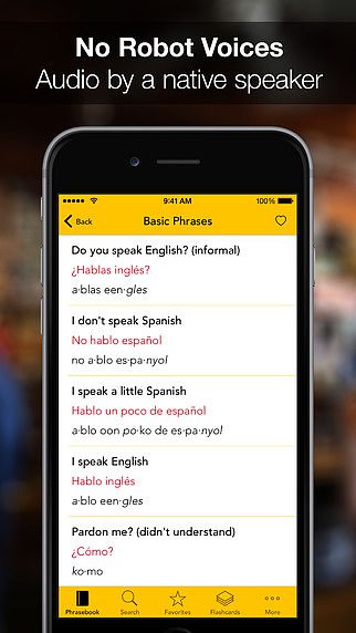 SpeakEasy ~ French, Japanese, Spanish, German Offline Phrasebook pour mac