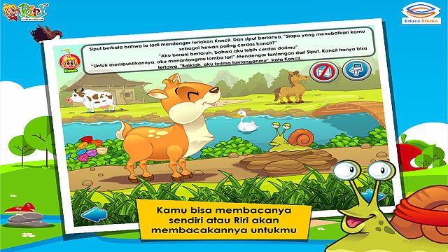 Kancil dan Siput Adu Pintar - Buku Cerita Anak Interaktif pour mac
