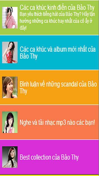 Ca Si Bao Thy Hinh Anh va Album pour mac