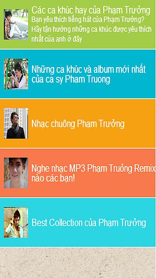 Ca si Pham Truong - Nhac va Hinh Anh Chon Loc pour mac